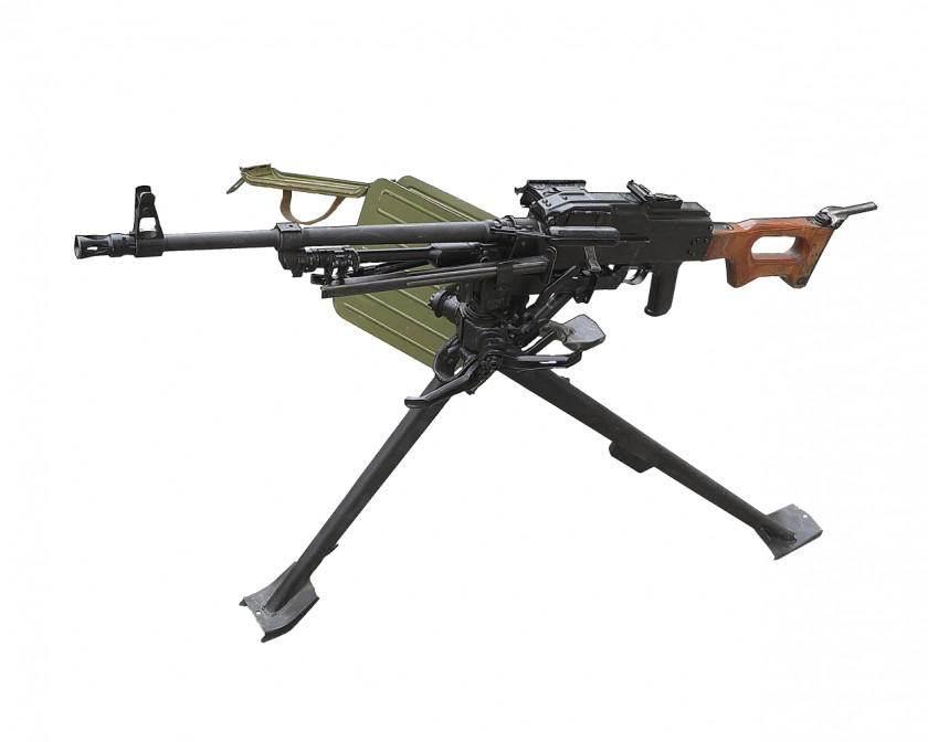 Machine Gun PK Weapon Light Firearm PNG