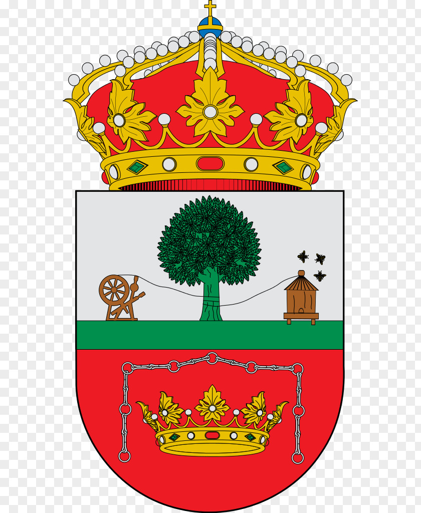 String Of Pearls Totana Coat Arms Spain Crest Castell PNG
