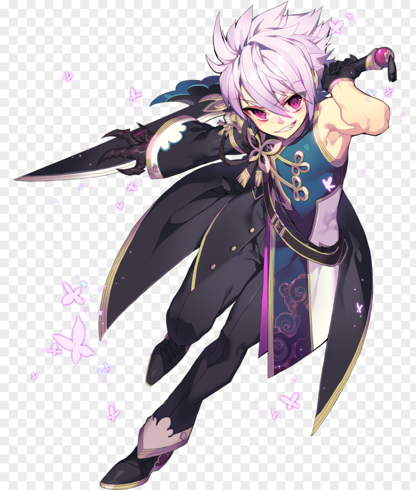 Dark Magician Elsword Video Game Fan Art PNG