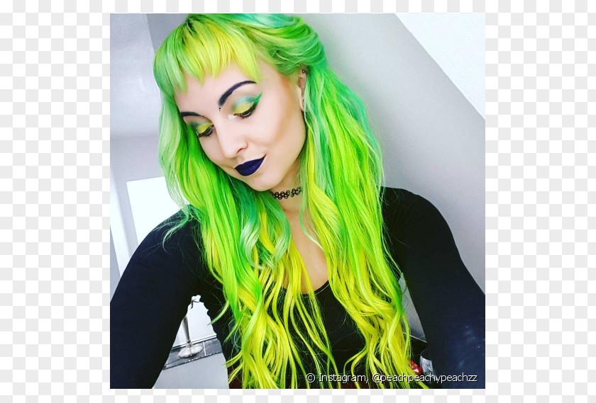 Hair Green Blond Coloring PNG