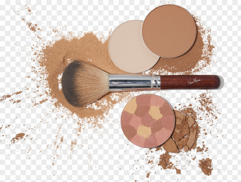 Chanel Cosmetics Face Powder Makeup Brush PNG