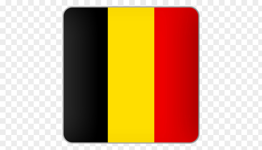 Belgium Flag Free Icon Yellow Rectangle PNG