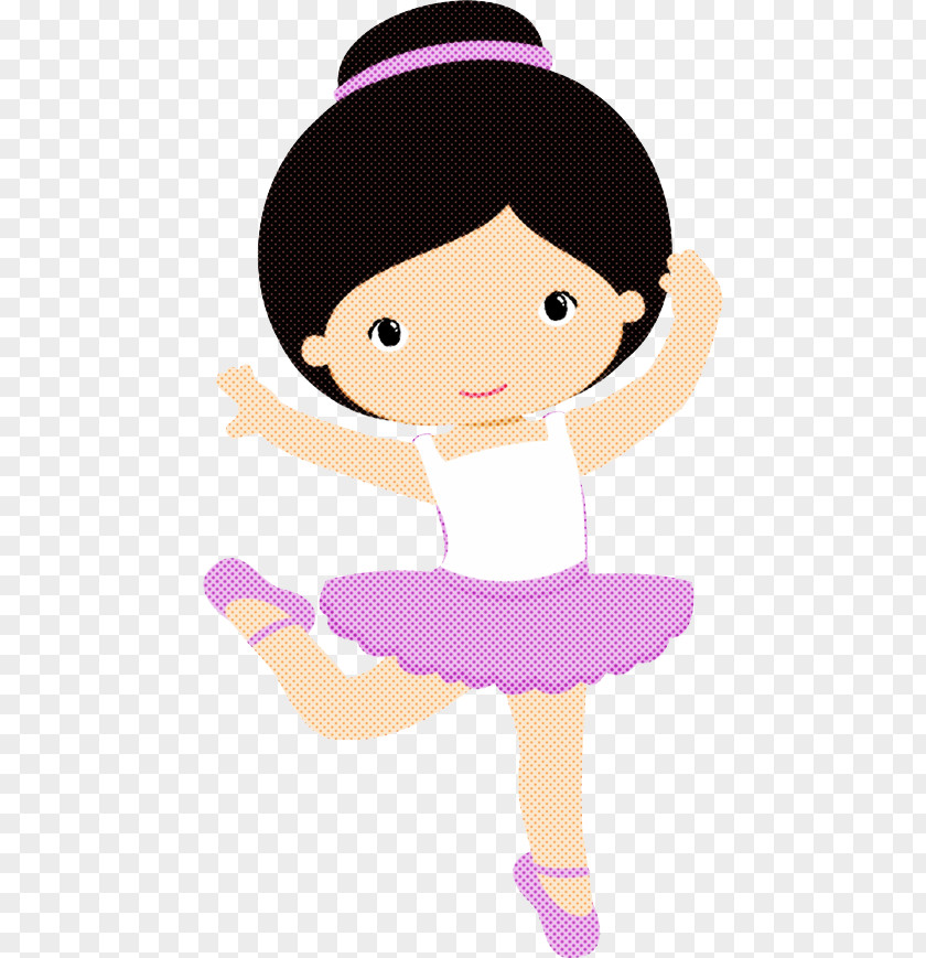 Cartoon Ballet Dancer PNG