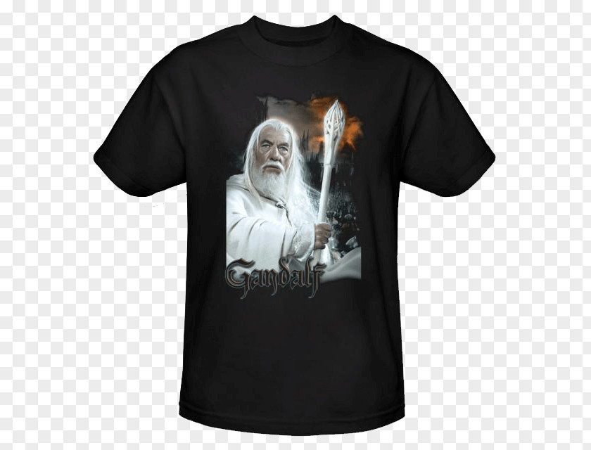 T-shirt The Lord Of Rings Gandalf Clothing PNG