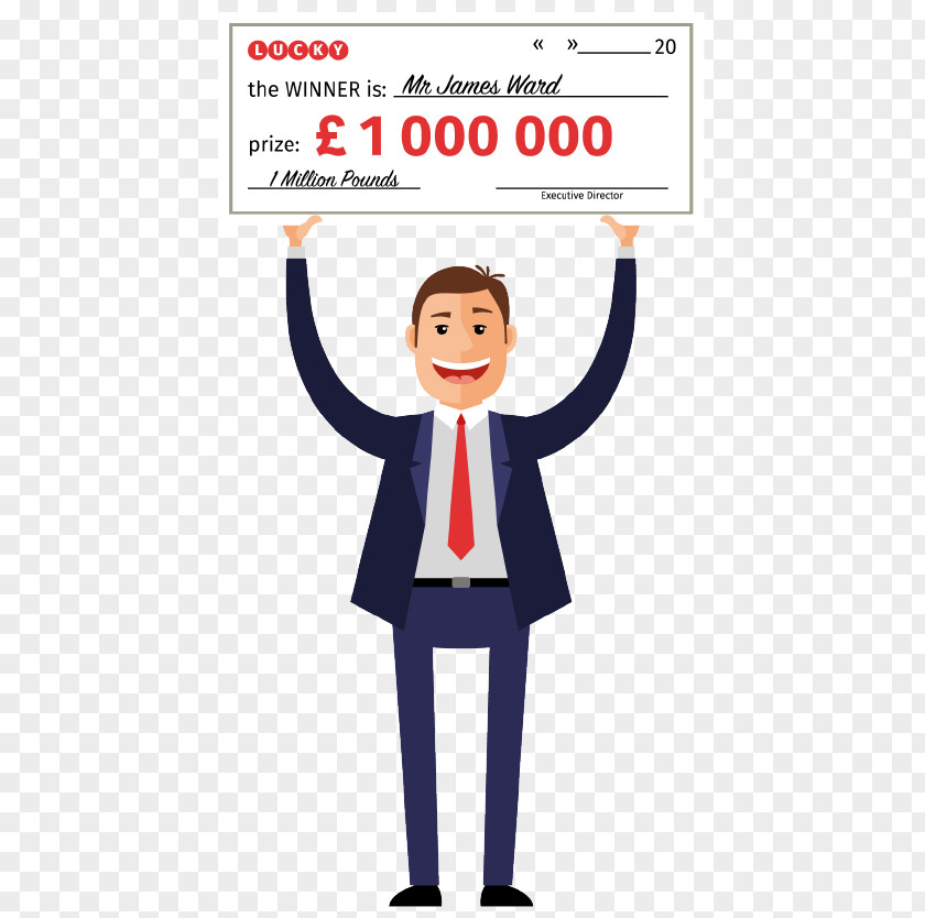 Win The Lottery! Businessperson Clip Art PNG