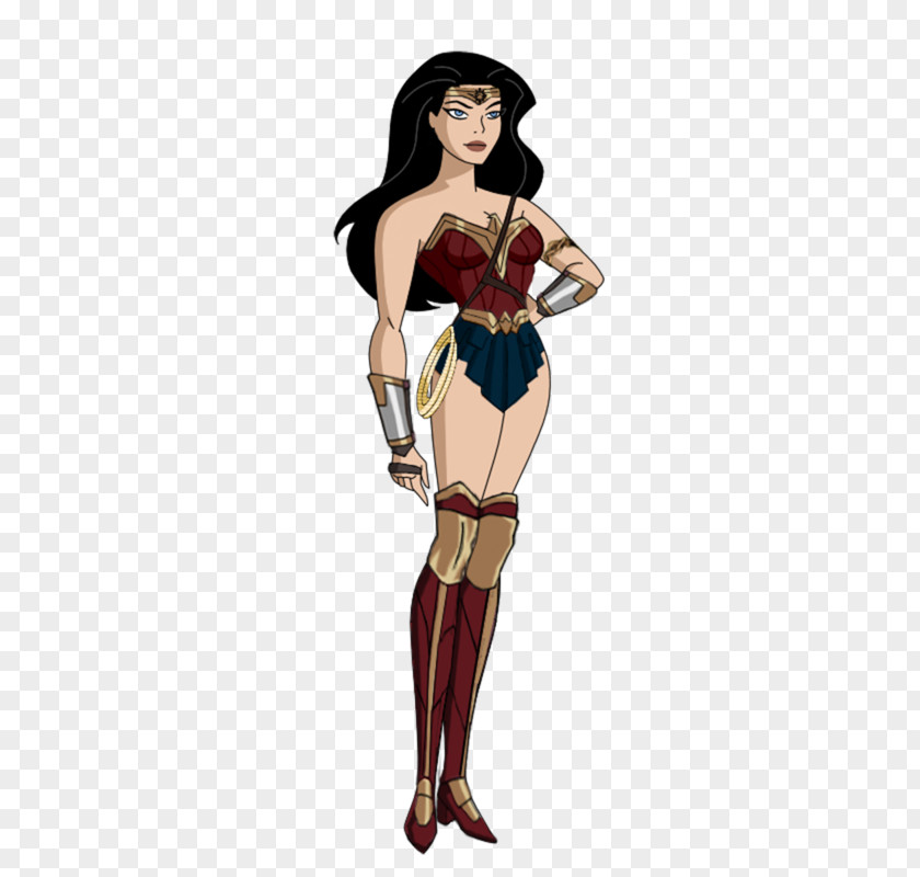 Wonder Woman Cartoon Lynda Carter Diana Prince Clark Kent Black Canary Justice League PNG