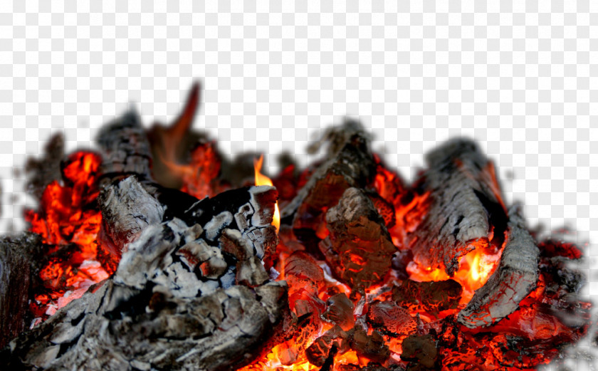 Burning Charcoal Free Material High-definition Television 4K Resolution Fire Wallpaper PNG