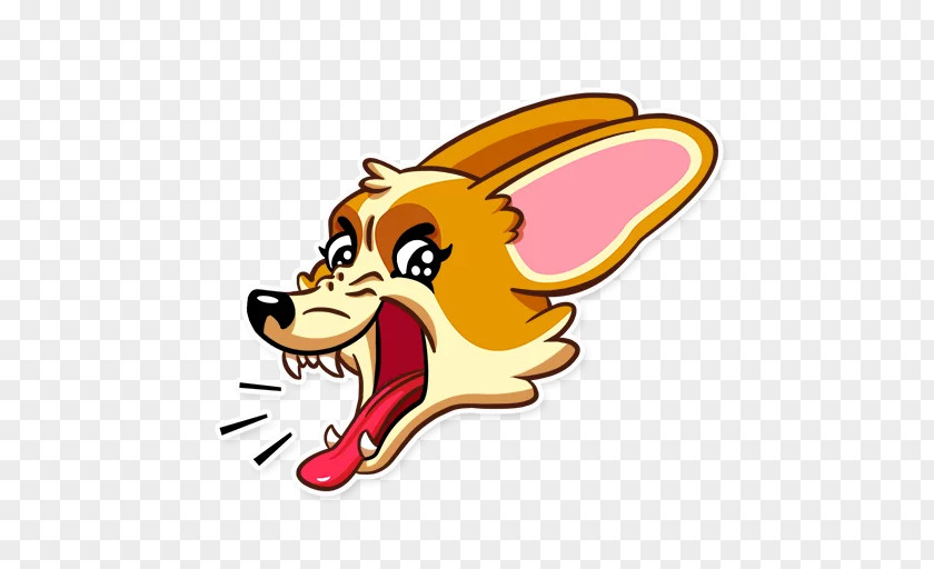 Dog Red Fox Snout Character Clip Art PNG