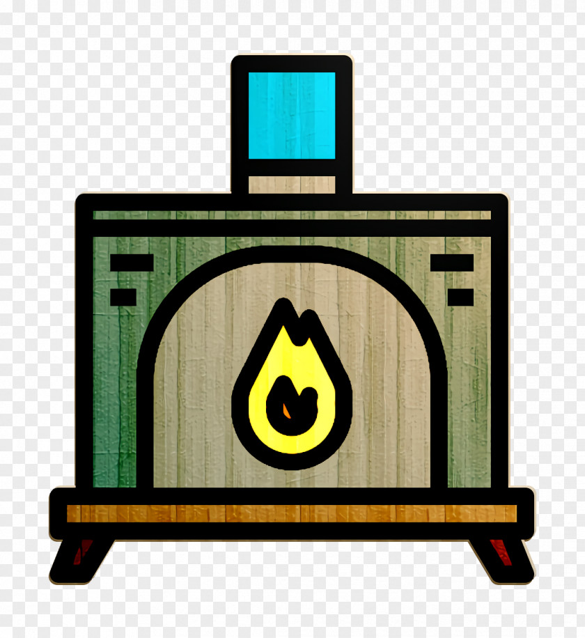 Fireplace Icon Furniture And Household Home Decoration PNG