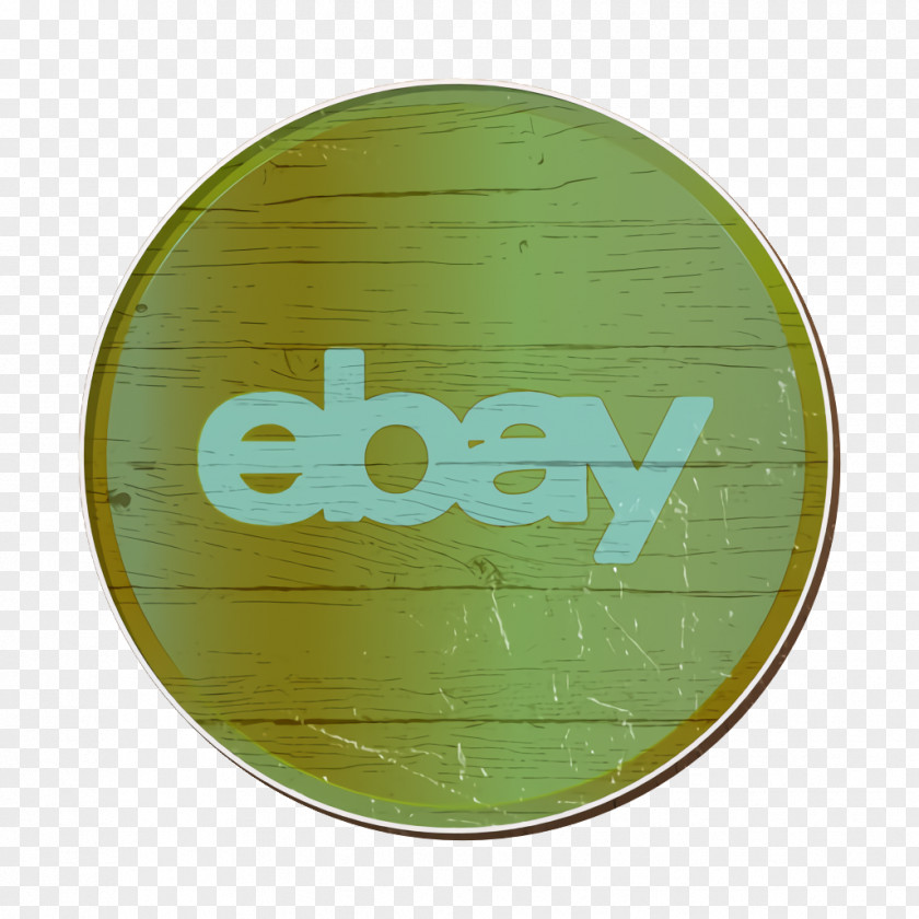 Oval Plate Ebay Icon Internet Online PNG