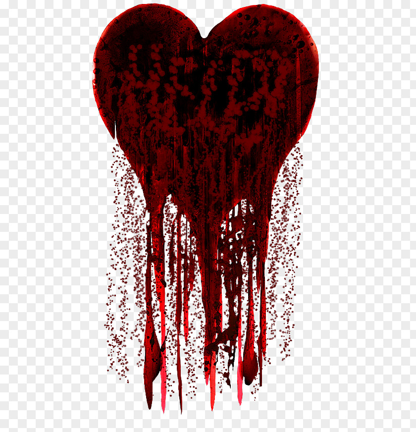 Red Demon Cartoon Heart PNG