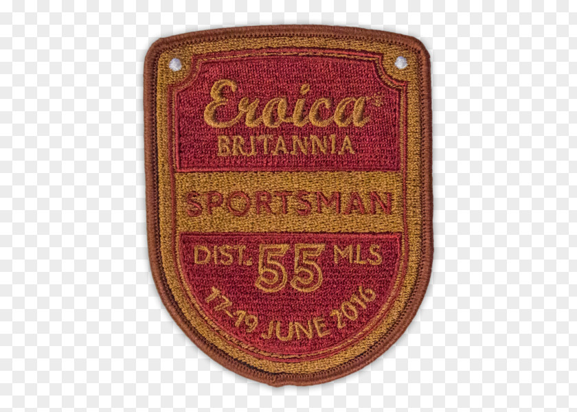 Textile Eroica Britannia Label Embroidered Patch Souvenir PNG