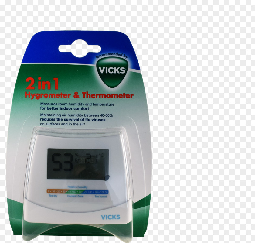 Vicks Humidifier Hygrometer Thermometer Humidity PNG