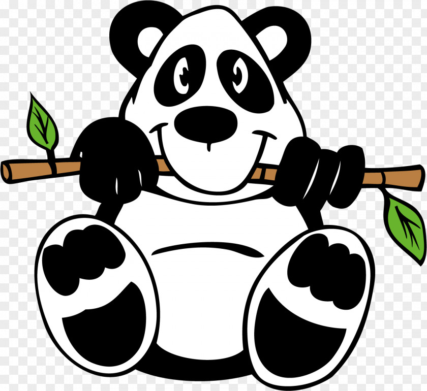 Zoo Giant Panda Bear Bamboo Clip Art PNG