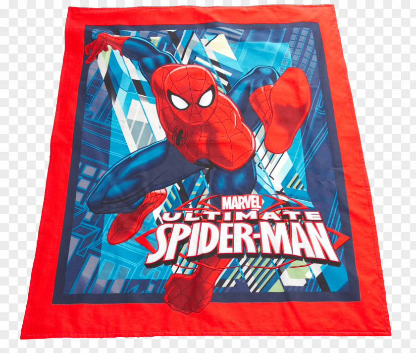 Blanket Ultimate Spider-Man Textile Superhero Marvel Comics PNG