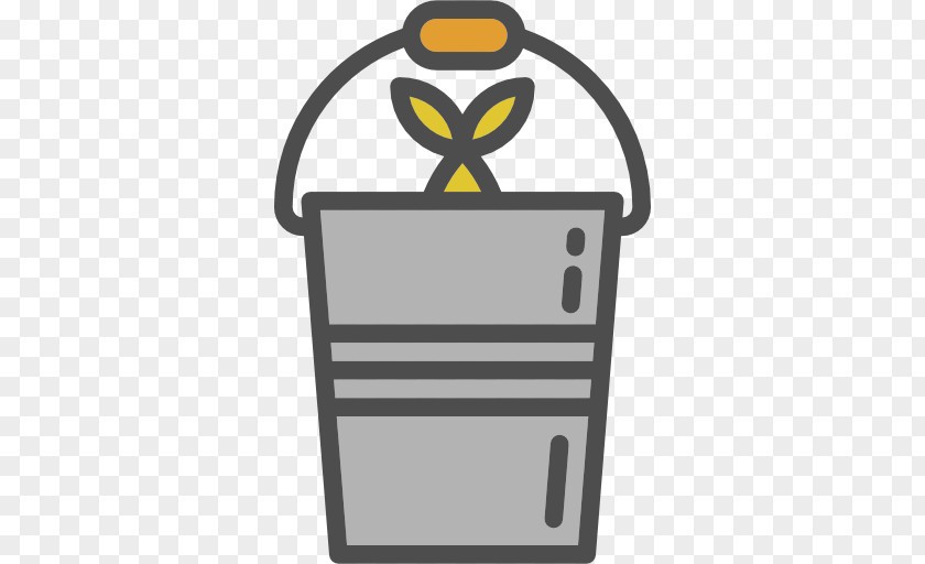 Cartoon Bucket Icon PNG