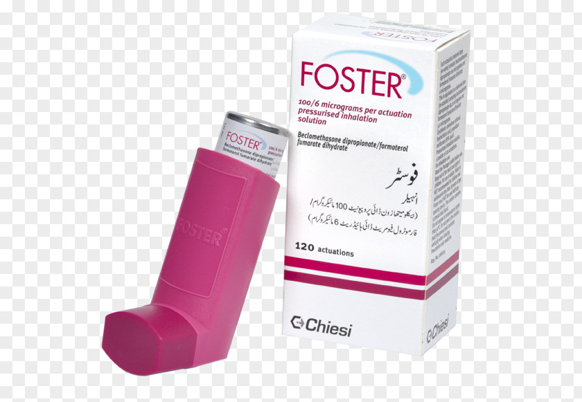 Copd Inhaler Beclometasone Dipropionate Formoterol Asthma Pharmaceutical Drug PNG