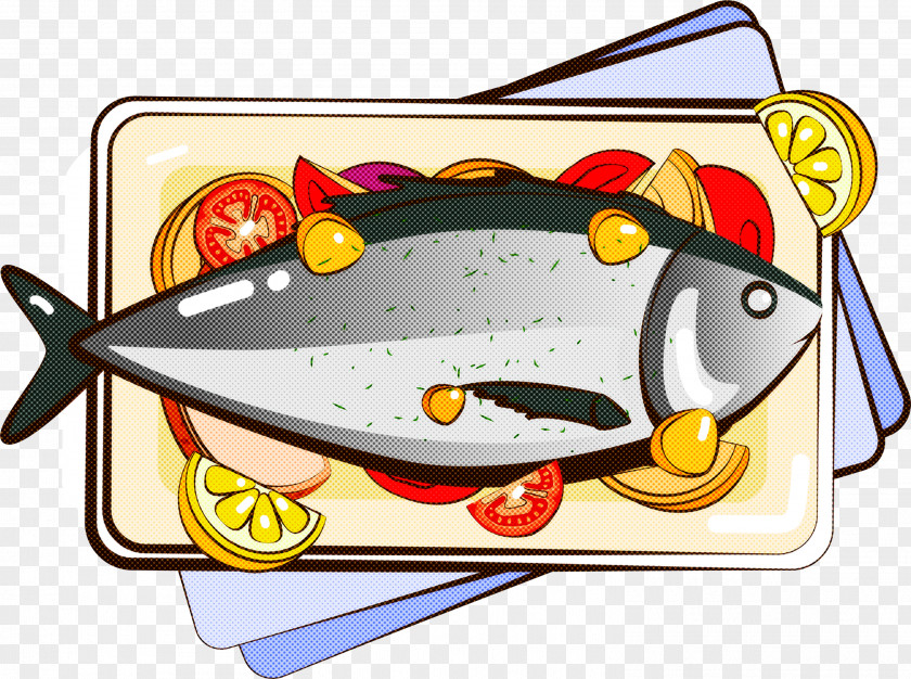 Fish Cartoon Cuisine Food PNG