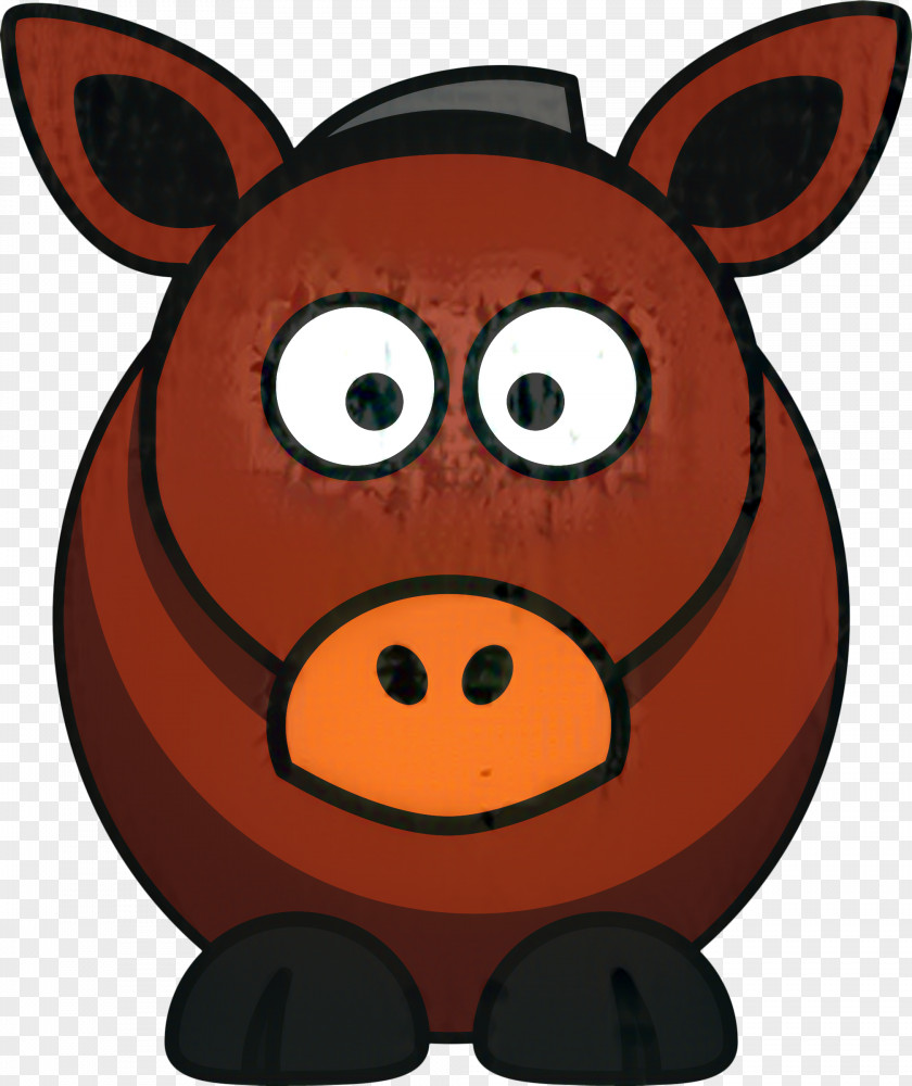 Smile Snout Donkey Cartoon PNG