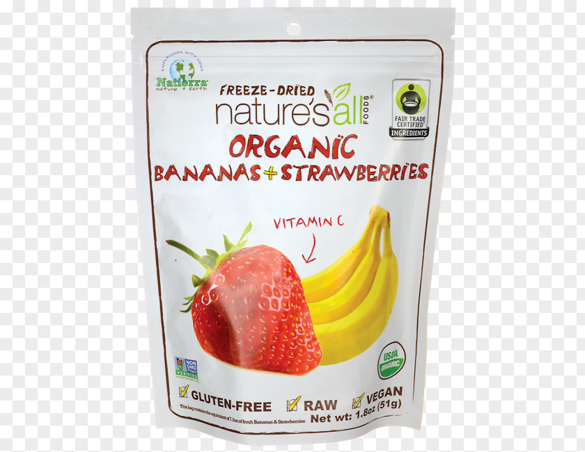 Banana Dry Strawberry Organic Food Chip PNG