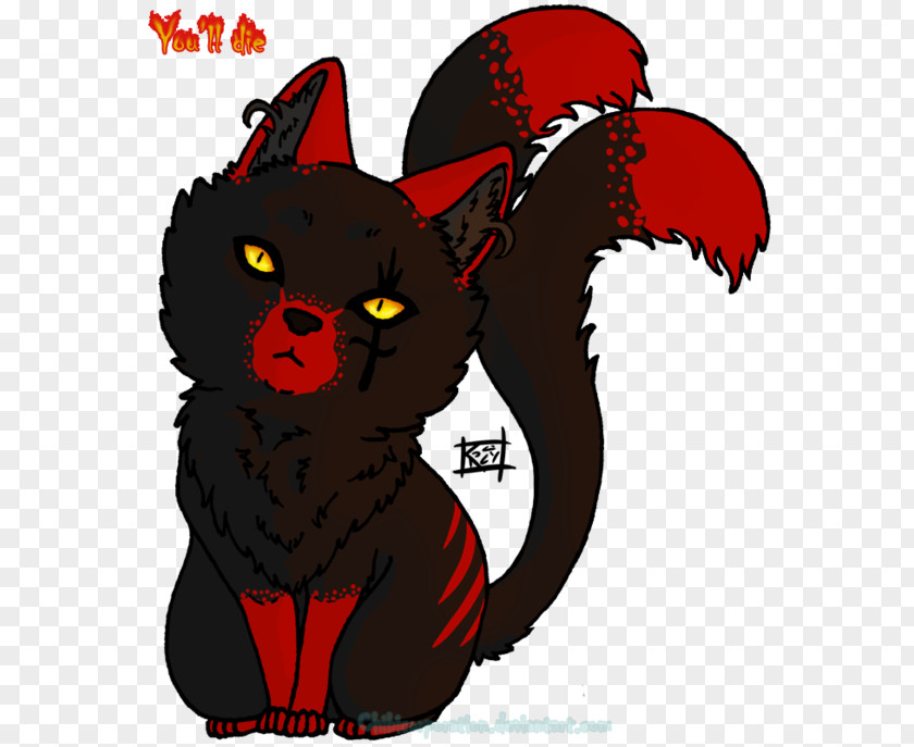 Cat Whiskers Demon Illustration Clip Art PNG