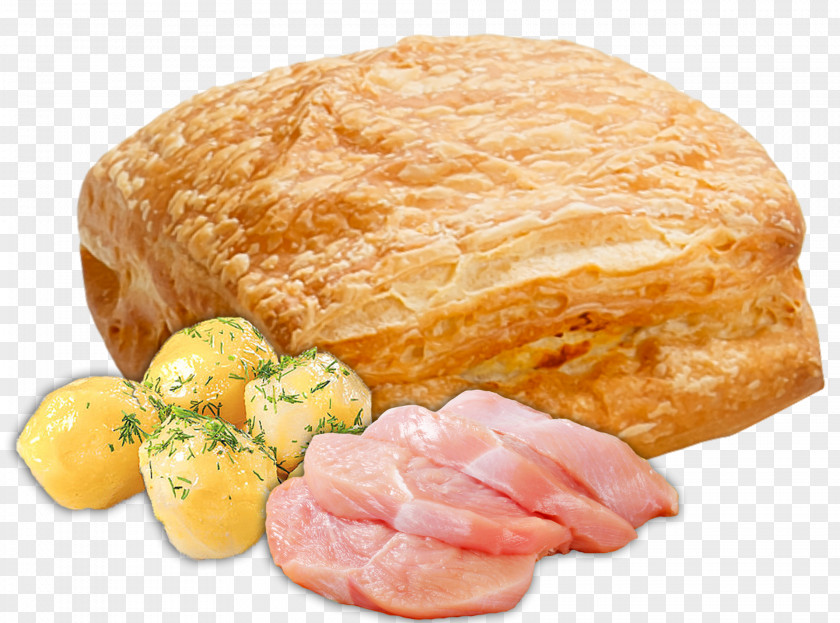 Ham Puff Pastry Kurnik Pierogi PNG