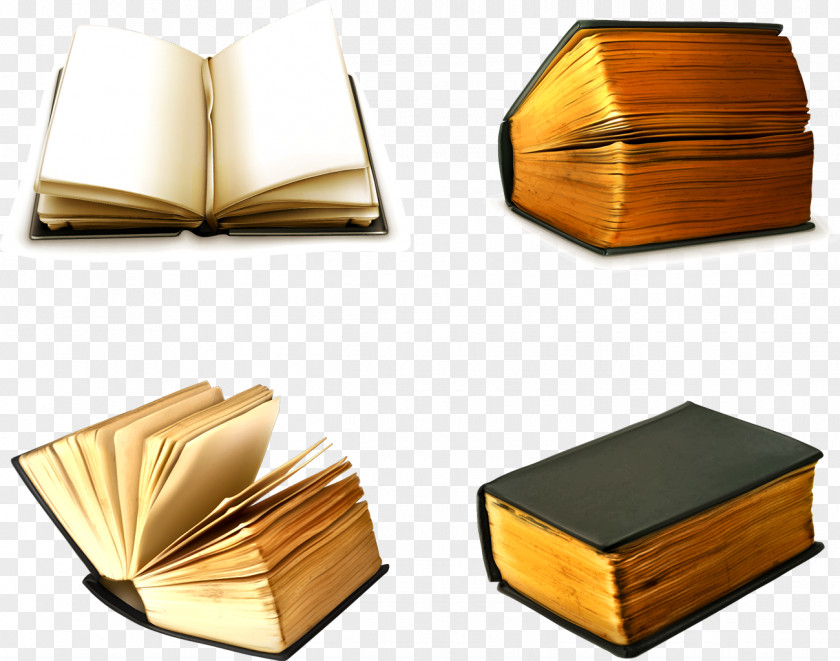 Thick Book Cover Illustration PNG