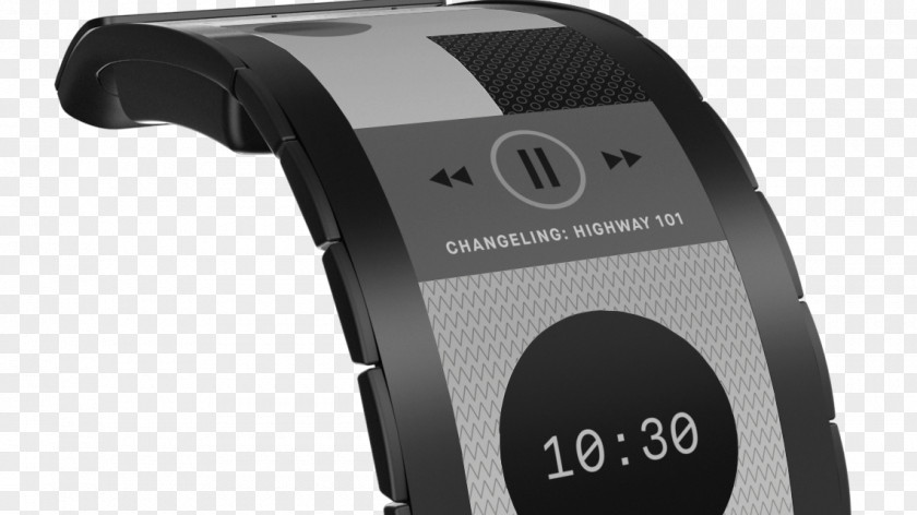Watch Bracelet Flexible Display Smartwatch Device PNG