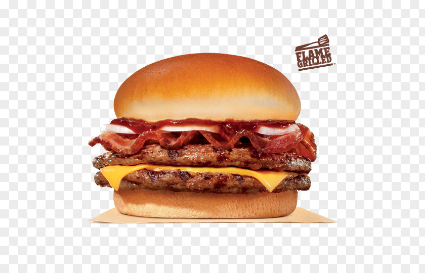 Bacon Cheeseburger Hamburger Whopper Big King PNG