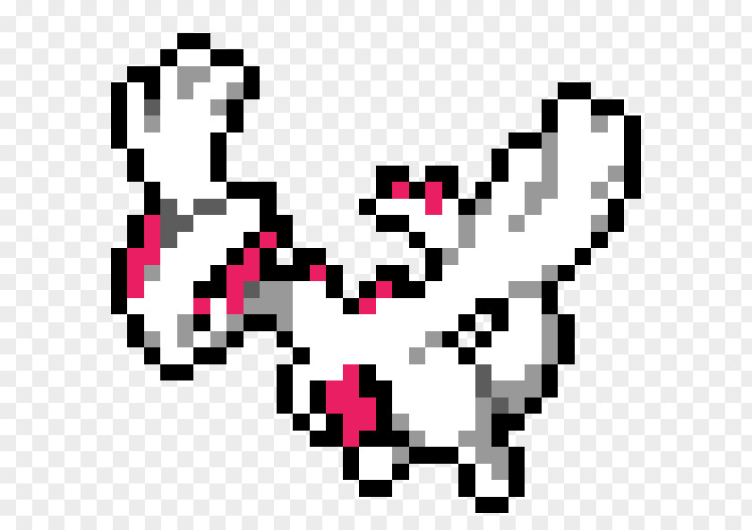 Lugia Pokémon Sun And Moon Pixel Art PNG