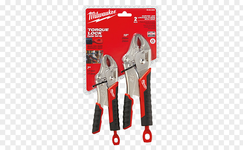 Pliers Hand Tool Locking Milwaukee Electric Corporation PNG