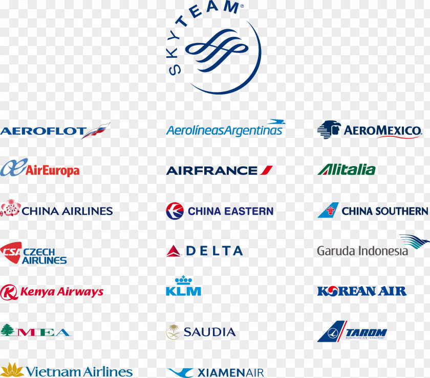Skyteam SkyTeam Airline Alliance Delta Air Lines Garuda Indonesia PNG