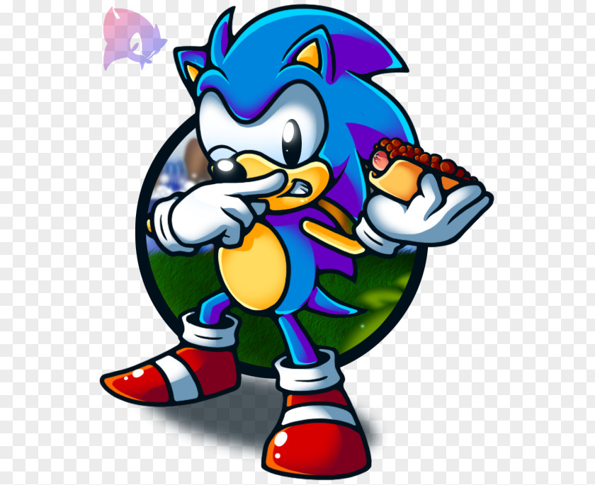 Sonic Goodbye Beak Cartoon Mascot Clip Art PNG