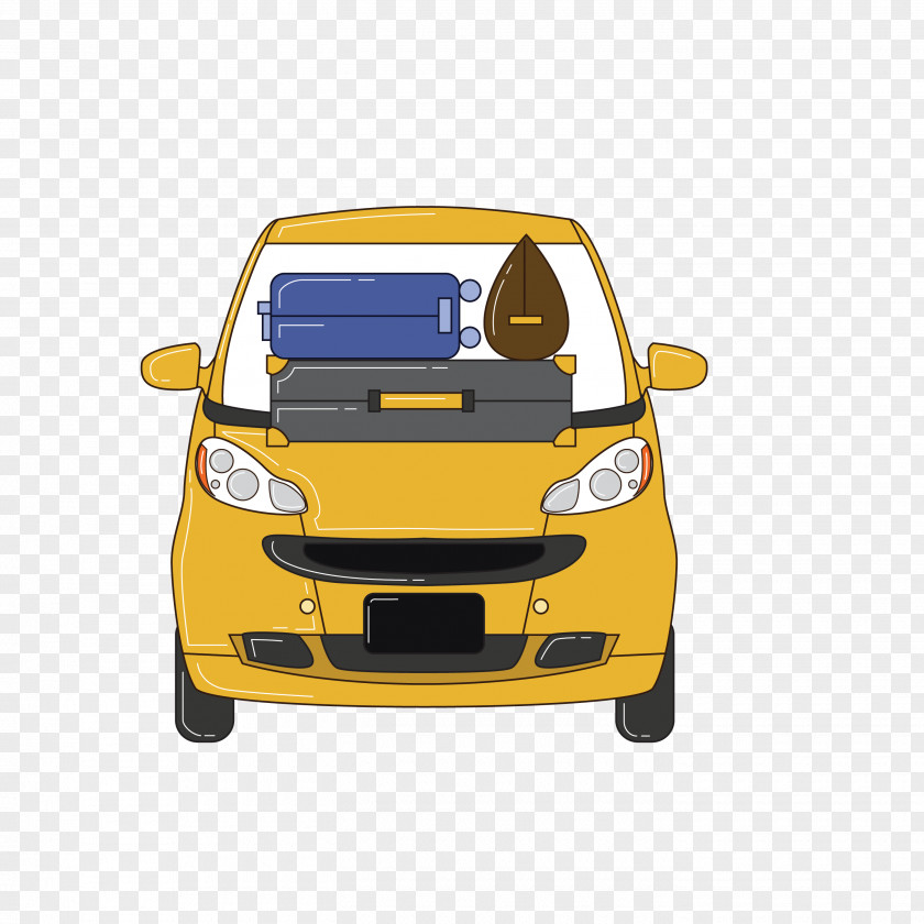 Vector Yellow Car Door Automotive Design PNG