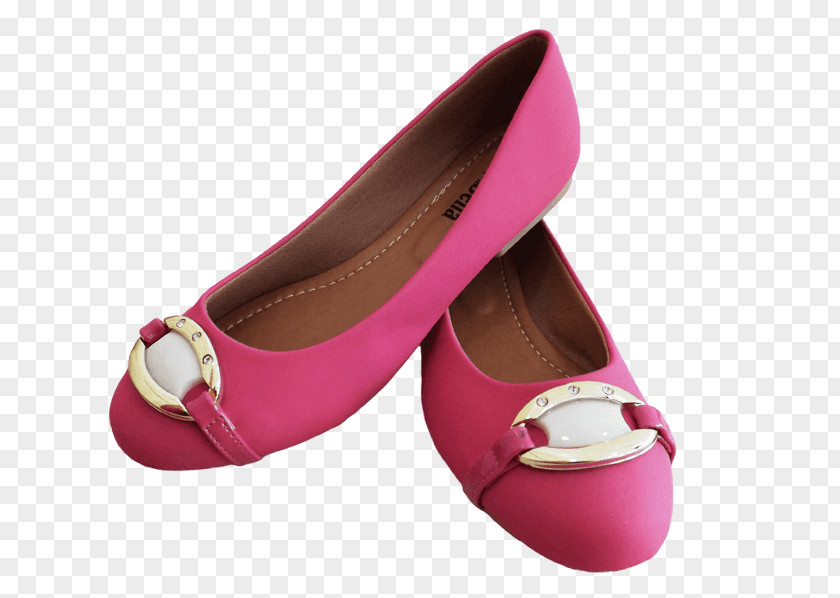 Ballet Flat Pink M Shoe RTV PNG