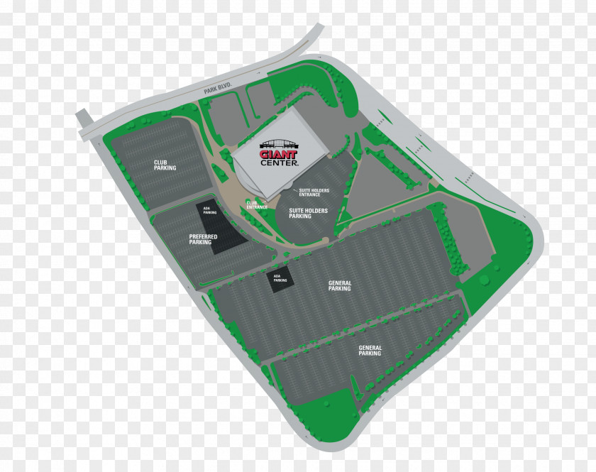 Giant Center Hershey Bears Car Park Hersheypark Parking PNG