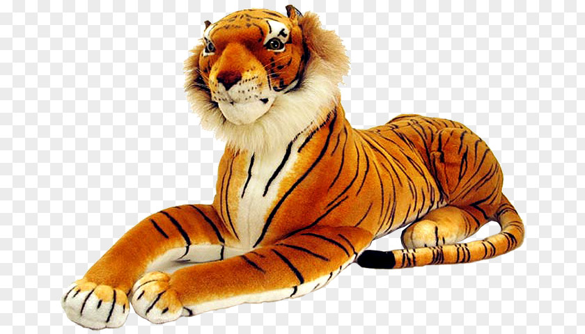 Tiger Cat Stuffed Animals & Cuddly Toys Terrestrial Animal Wildlife PNG