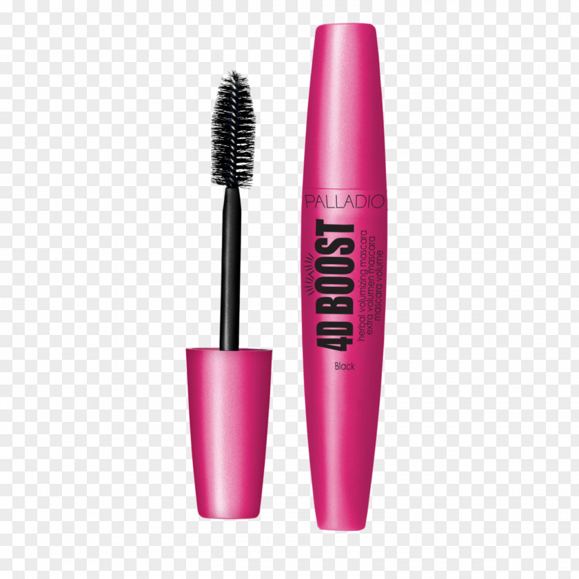 Volume Booster Mascara Lip Balm Eyelash Cosmetics Brush PNG