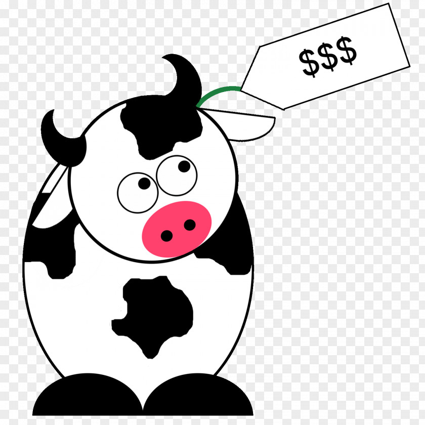 Cow Cattle Calf Cartoon Livestock Clip Art PNG