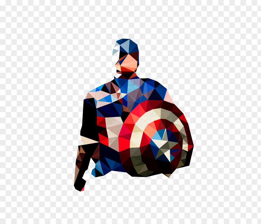 Diamond Stitching American Captain America Wolverine Polygon Art Superhero PNG