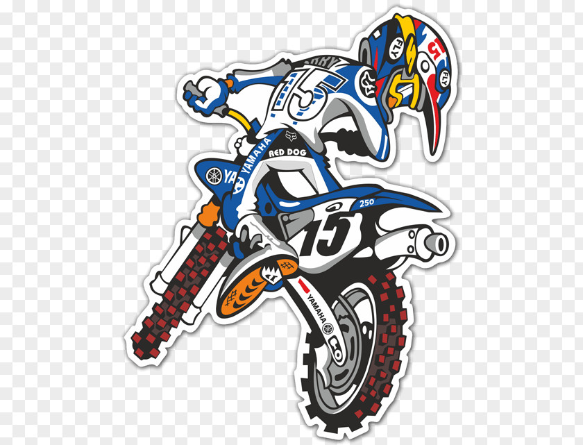 Motocross Grand Prix Motorcycle Racing Sticker Decal PNG