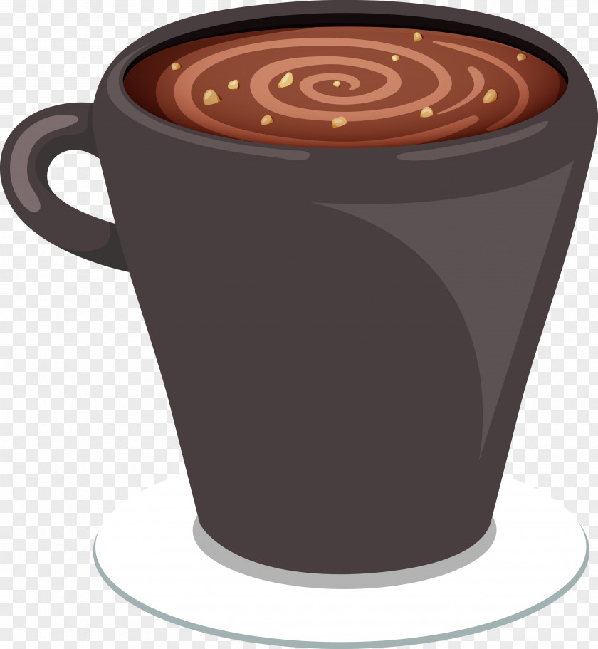 Vector Cartoon Coffee Cup Tea Espresso Hot Chocolate PNG
