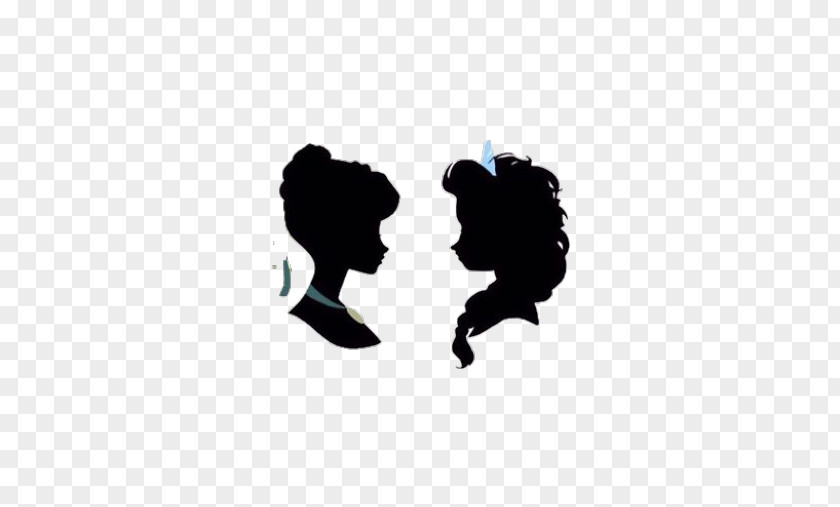 Anna Elsa Olaf Silhouette Disney Princess PNG