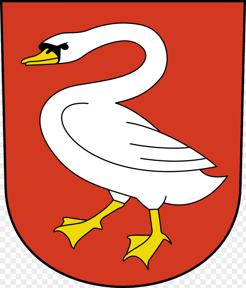 Goose Swan Cygnini Coat Of Arms Clip Art PNG