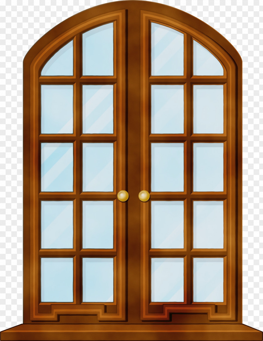 Home Door Glass Arch Architecture Window Wood PNG
