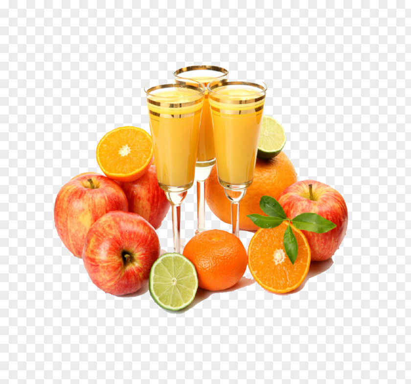 Assorted Fruit Juice Orange Apple Food Drink PNG