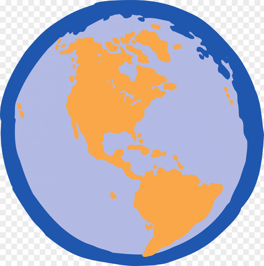 Globe South America United States World Earth PNG