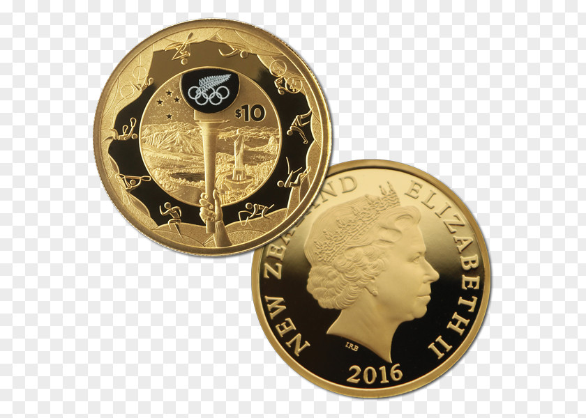 Gold Coins Floating Material Coin 2016 Summer Olympics Olympic Games PNG