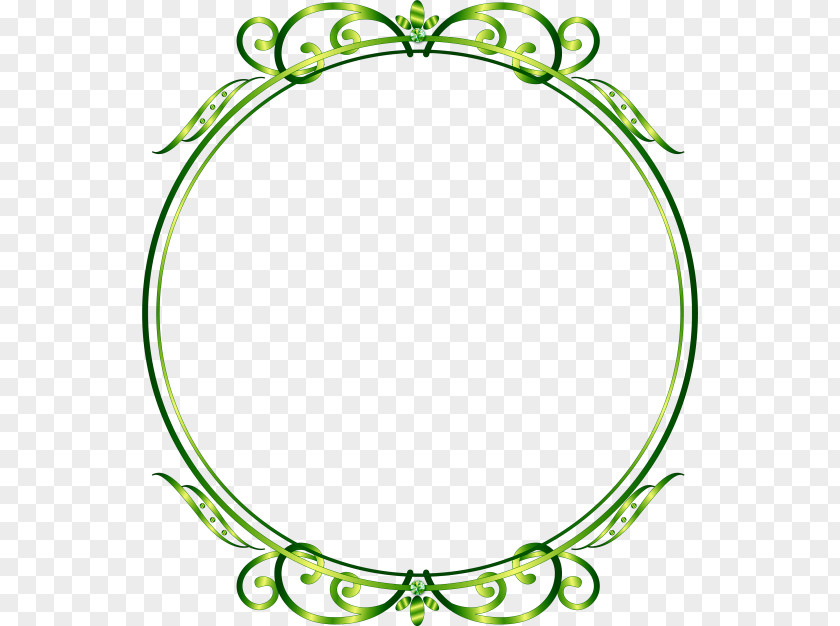 Green Ribbon Ring Circle PNG