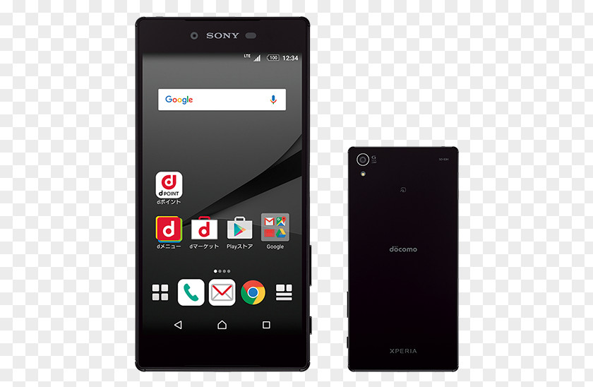 Smartphone Sony Xperia Z5 Premium SO-01H 白ロム NTT DoCoMo PNG
